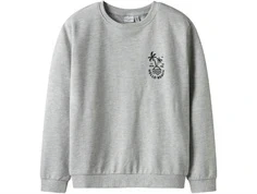 Name It sweatshirt lys grå meleret